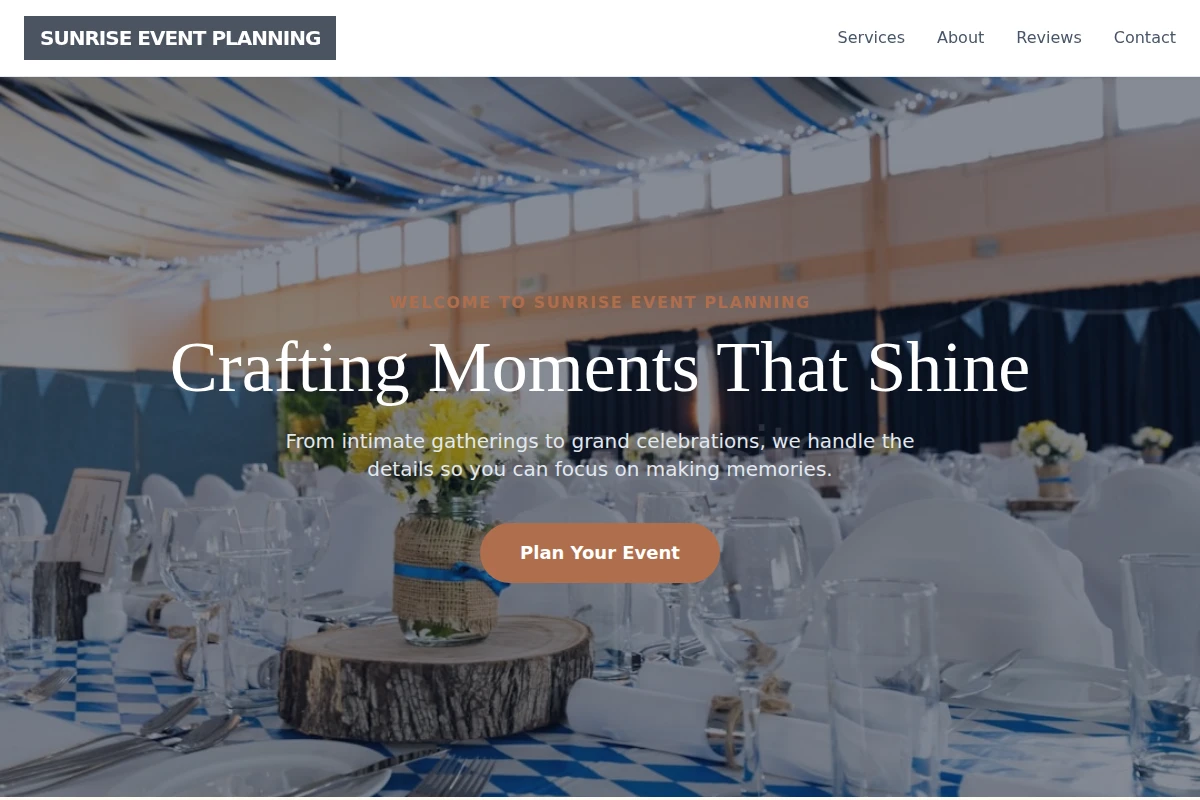 Sunrise Event Planning