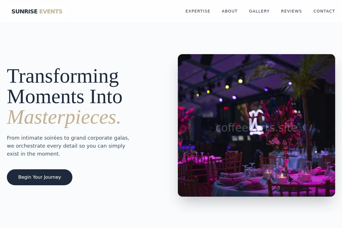 Sunrise Event Planning