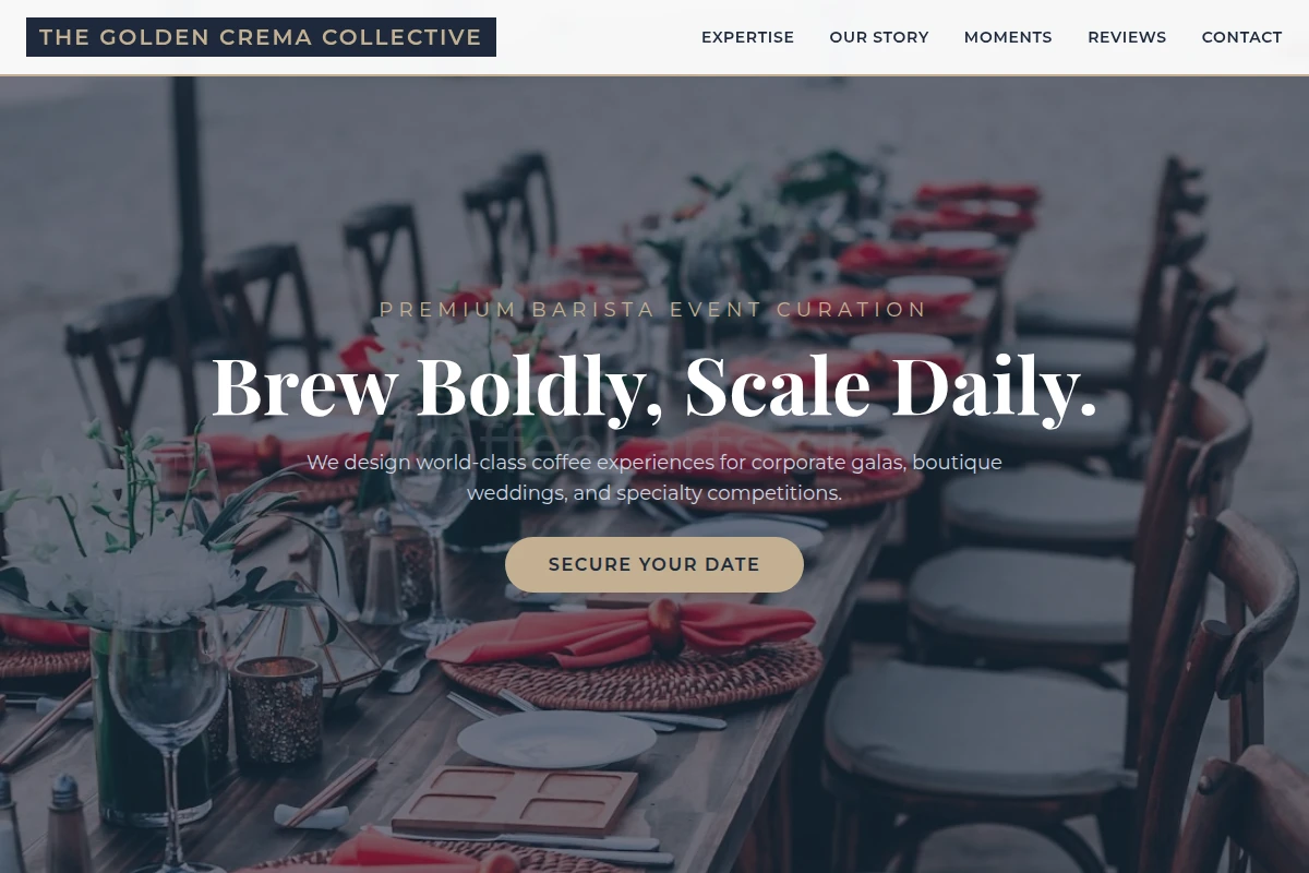 Barista Event Planning