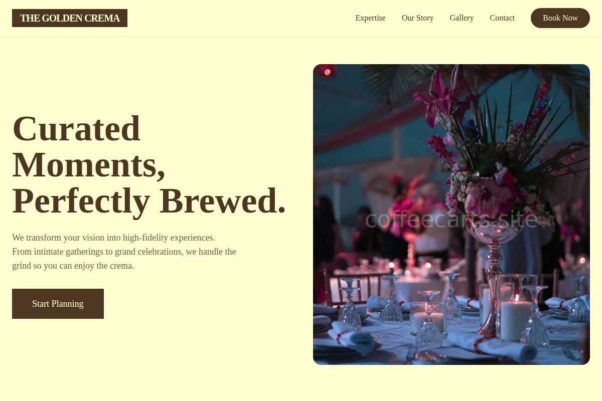 Latte Event Planning