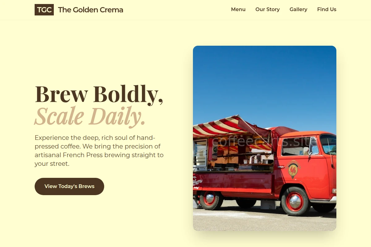 French Press Food Truck